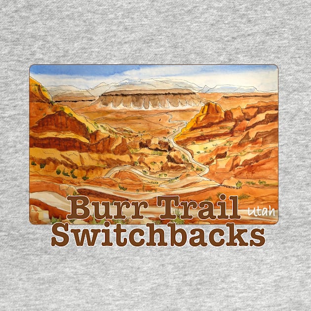 Burr Trail Switchbacks, Utah by MMcBuck